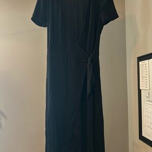 Express Black Wrap Dress